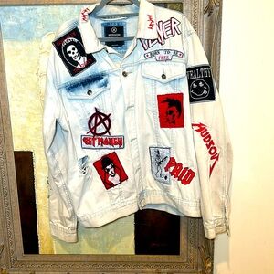 Hudson distressed Jean jacket